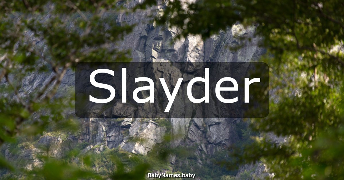 Slayder