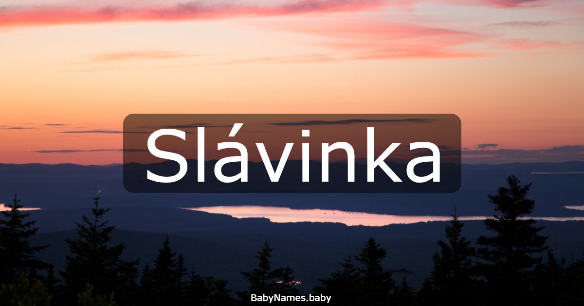 Slávinka