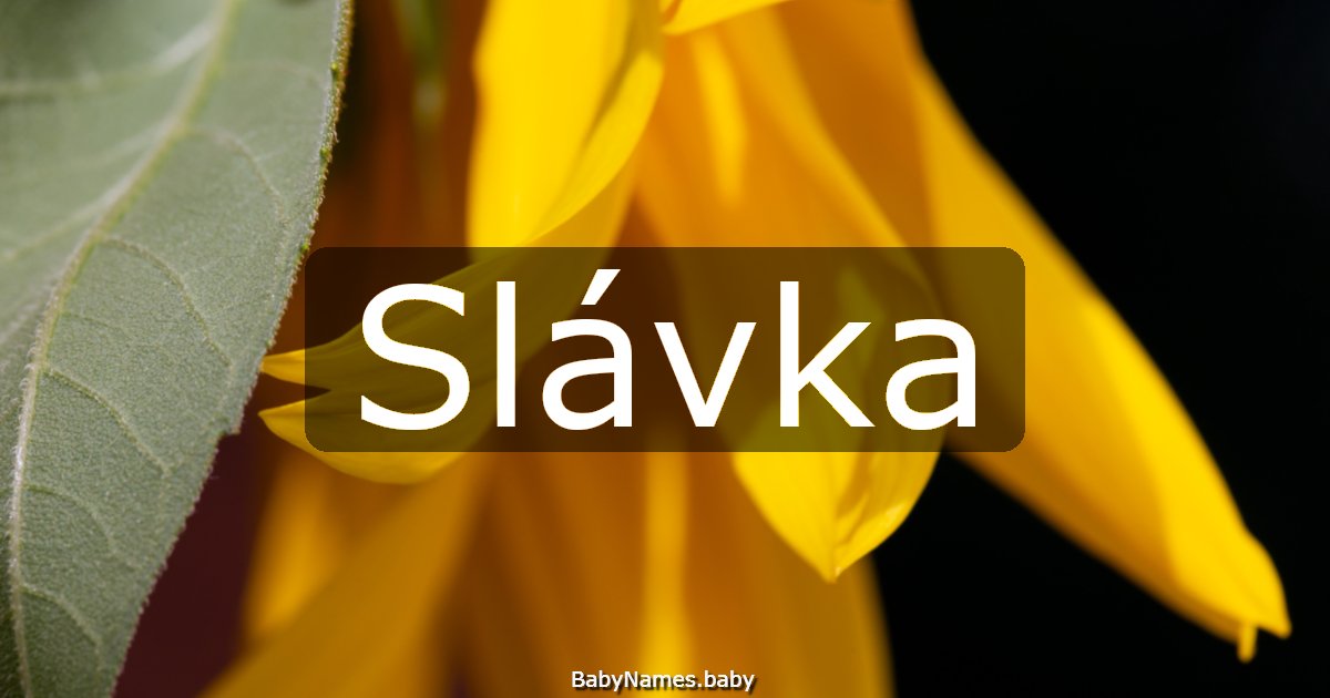 Slávka