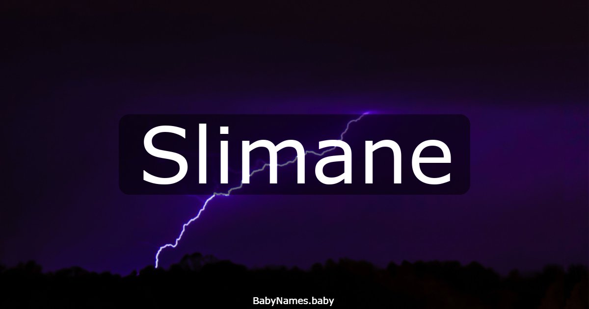 Slimane