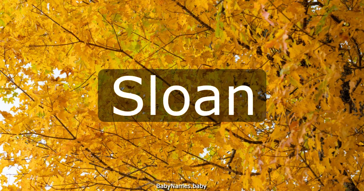 Sloan