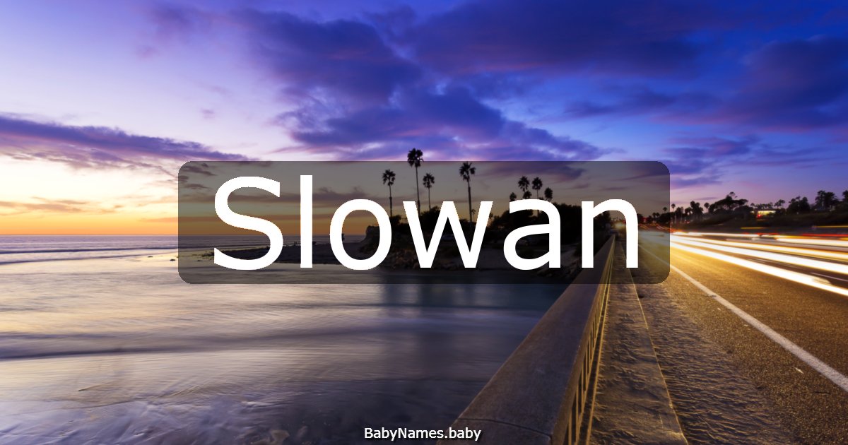 Slowan