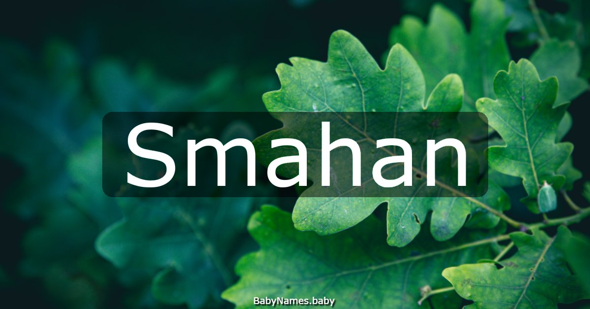 Smahan