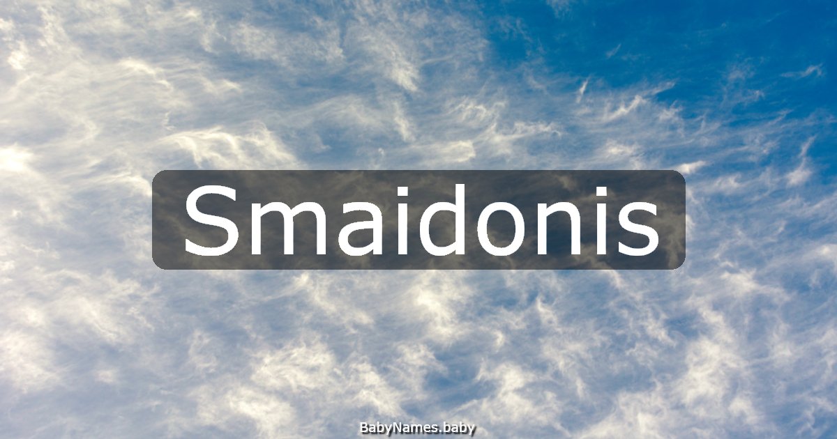 Smaidonis