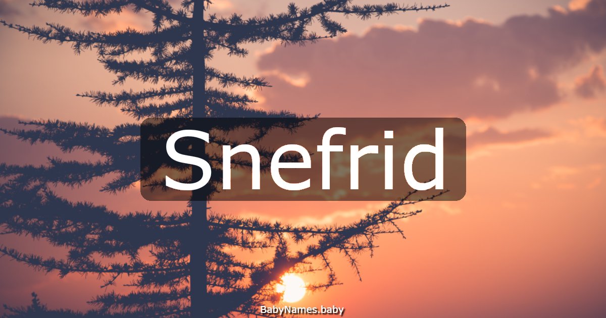 Snefrid