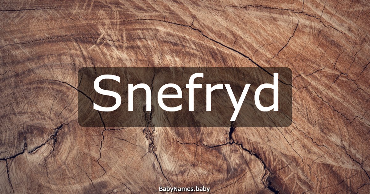 Snefryd
