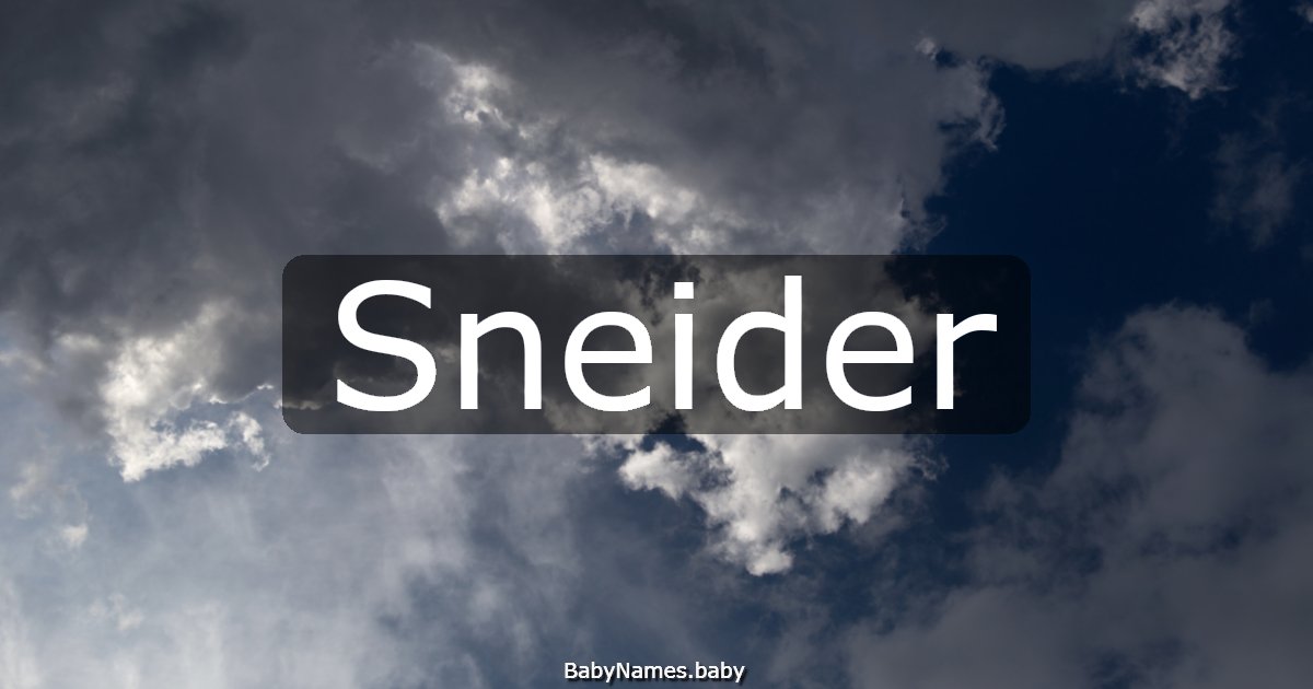 Sneider