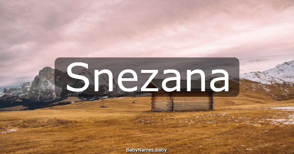 Snezana