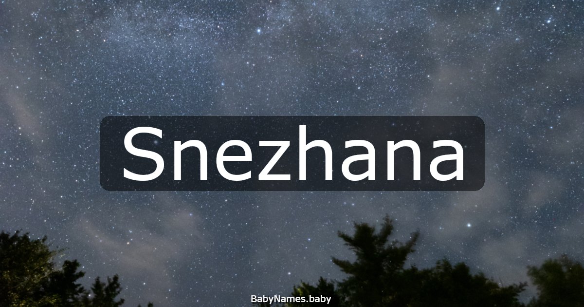 Snezhana