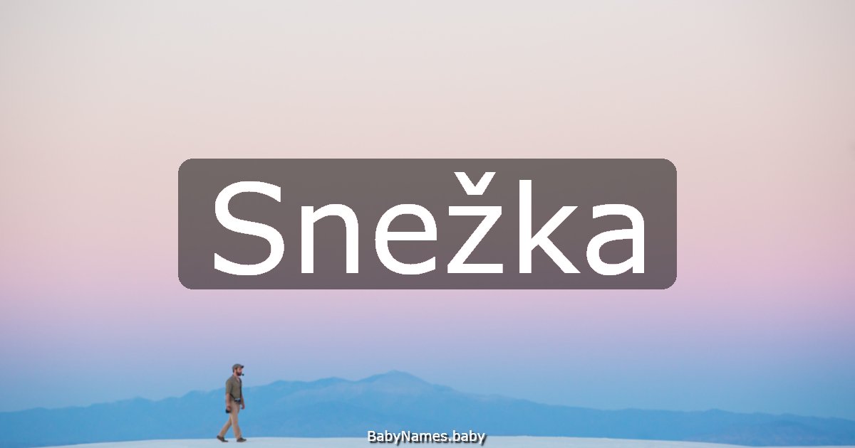 Snežka