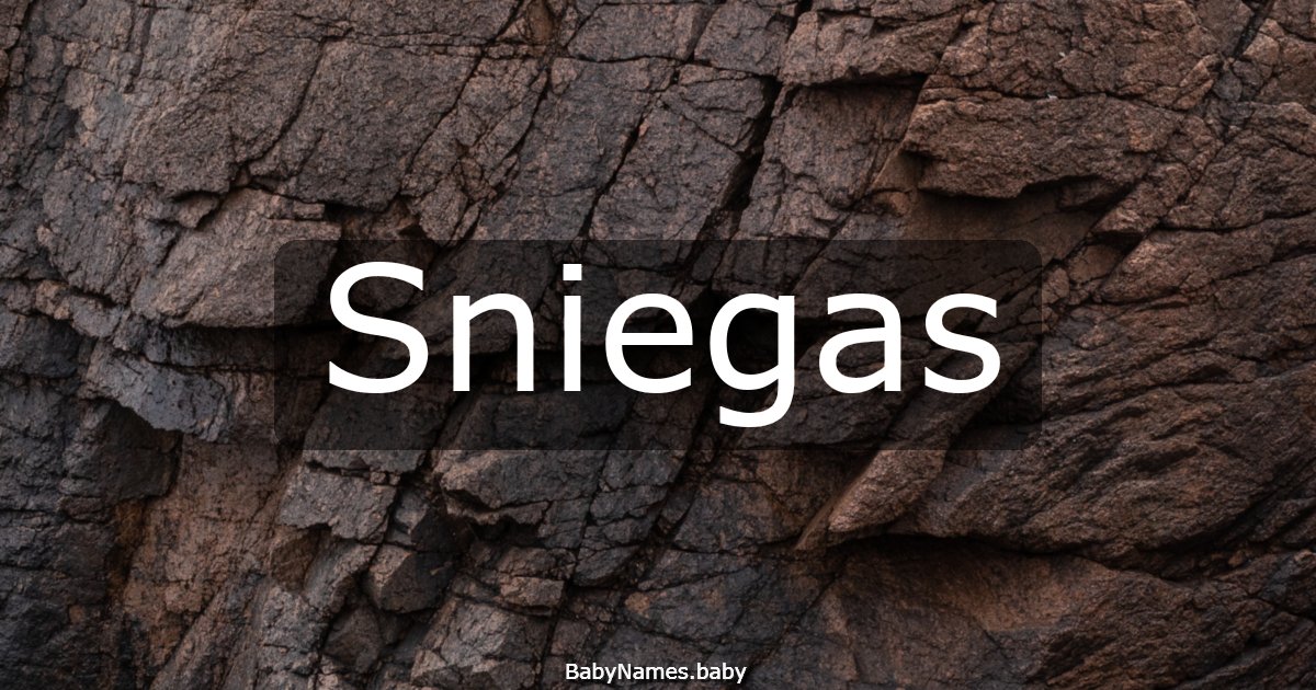Sniegas