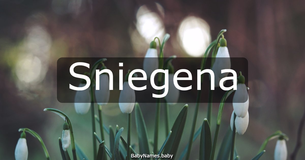 Sniegena