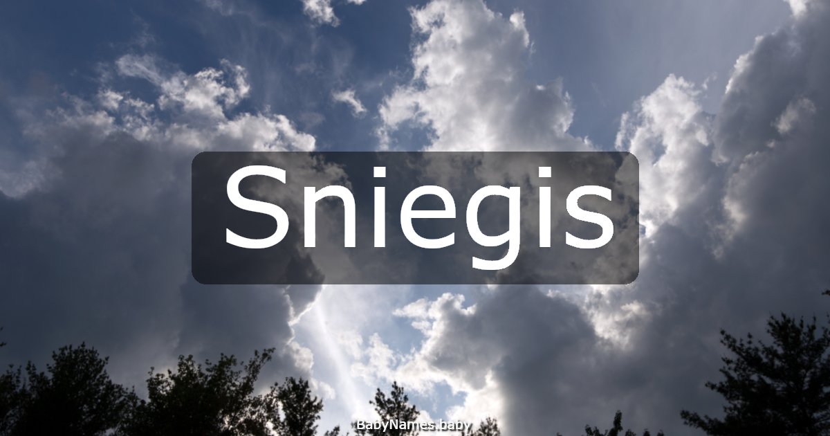 Sniegis