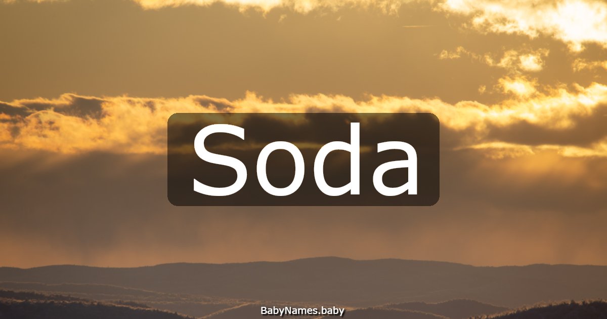 Soda