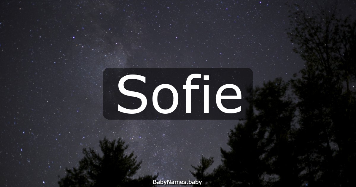 Sofie