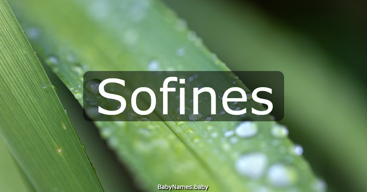 Sofines