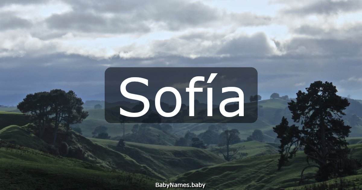 Sofía