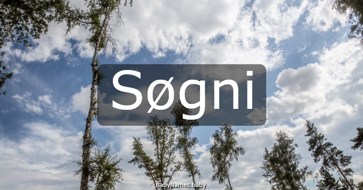 Søgni