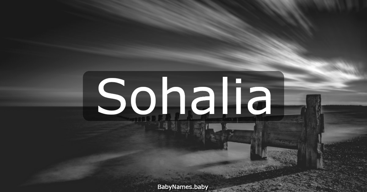 Sohalia