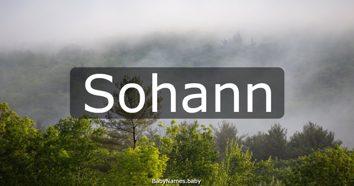 Sohann