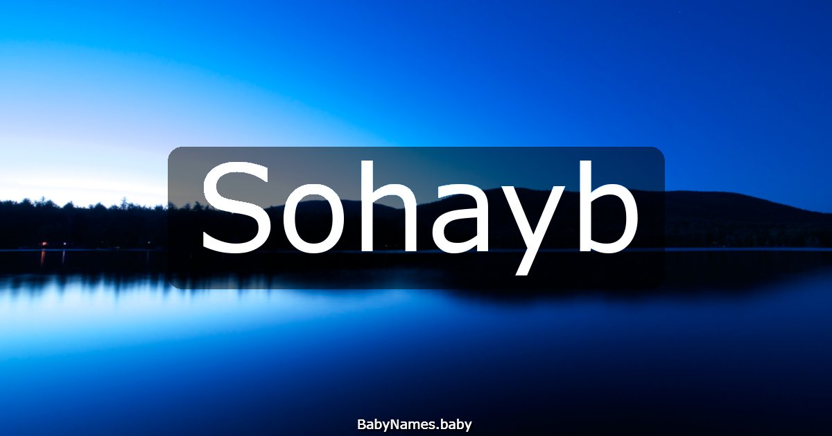 Sohayb
