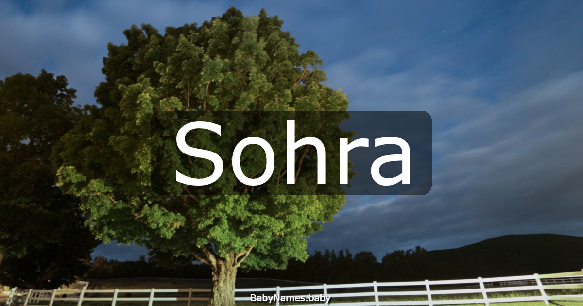 Sohra