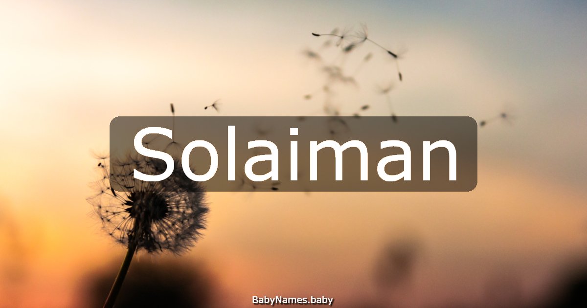 Solaiman