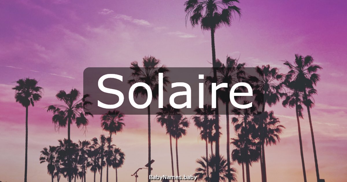 Solaire