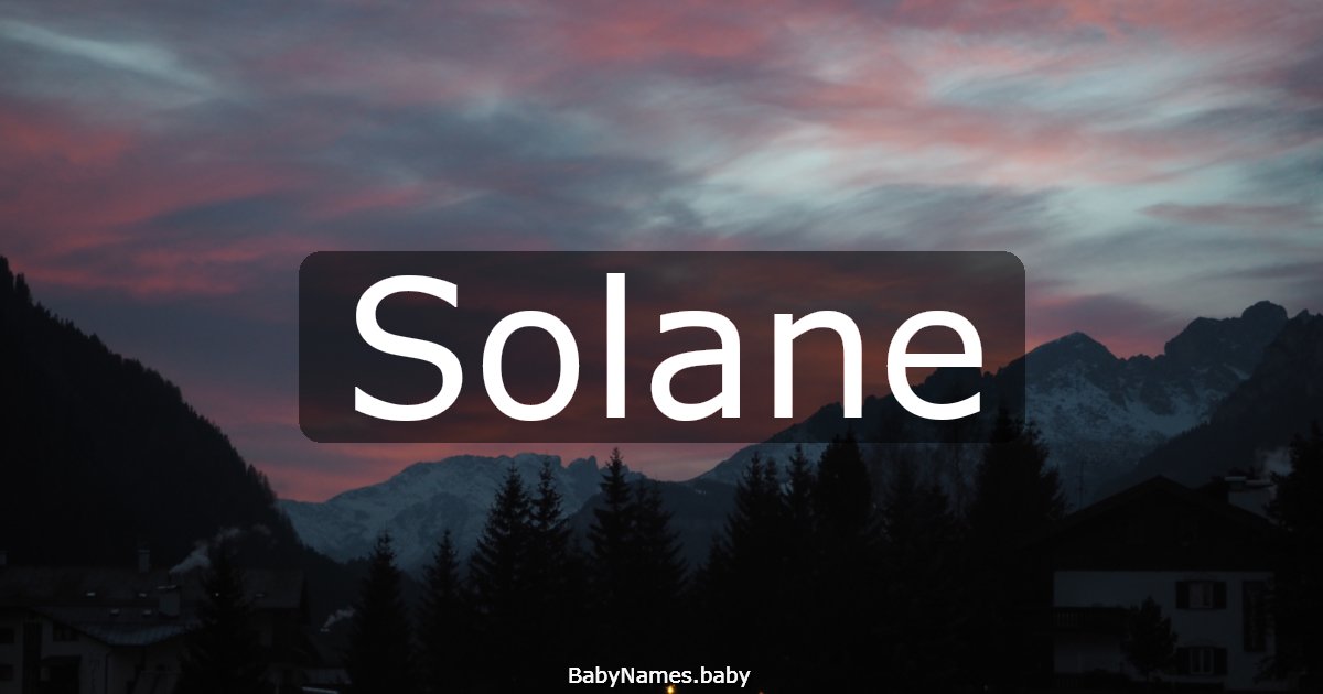 Solane