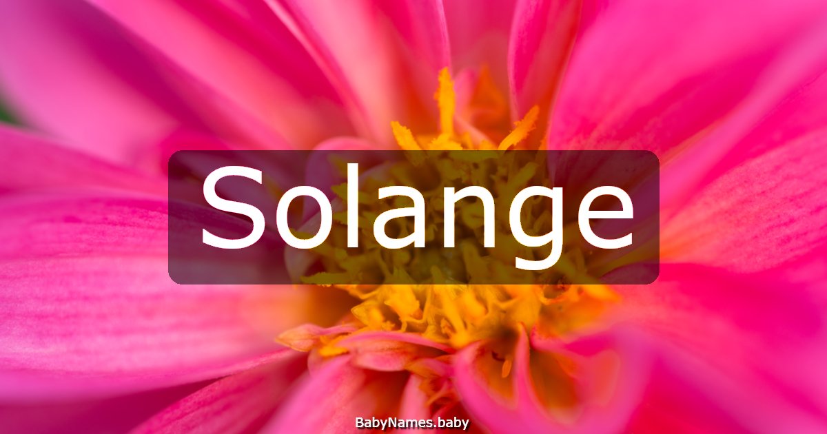 Solange