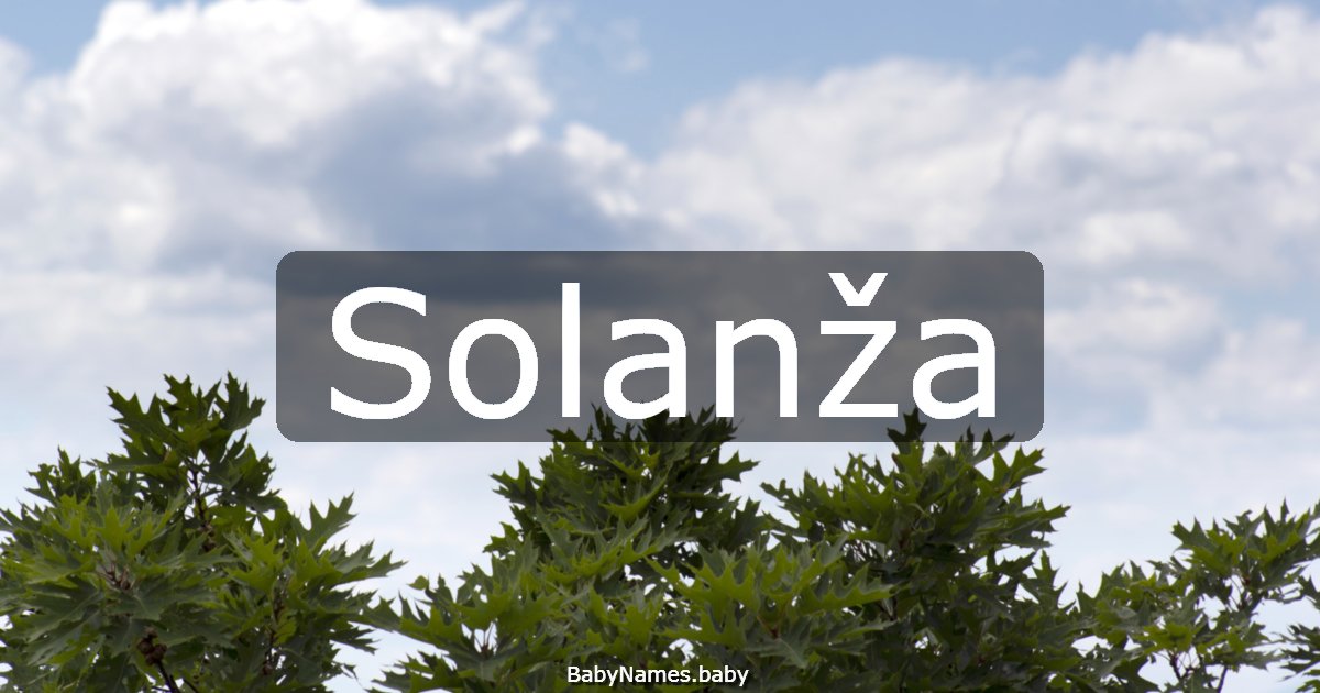 Solanža
