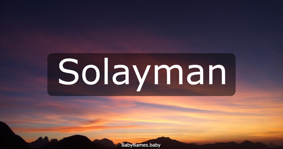 Solayman