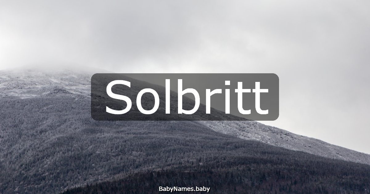 Solbritt