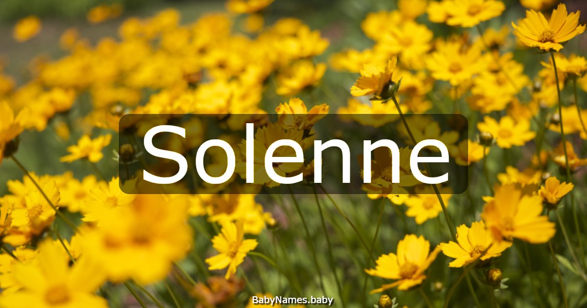 Solenne