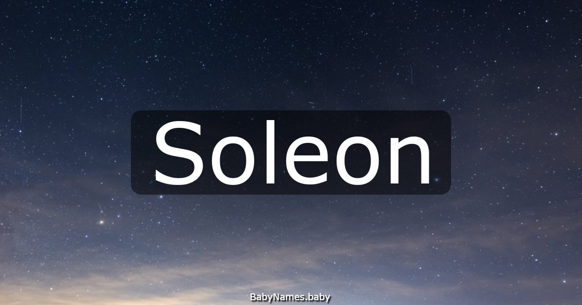 Soleon
