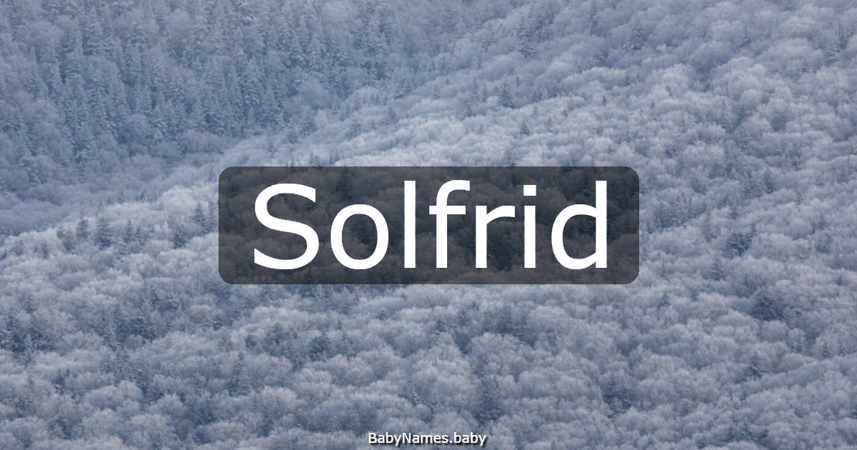 Solfrid