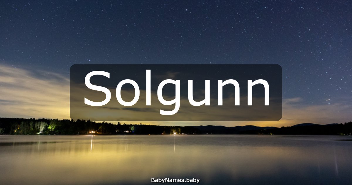 Solgunn