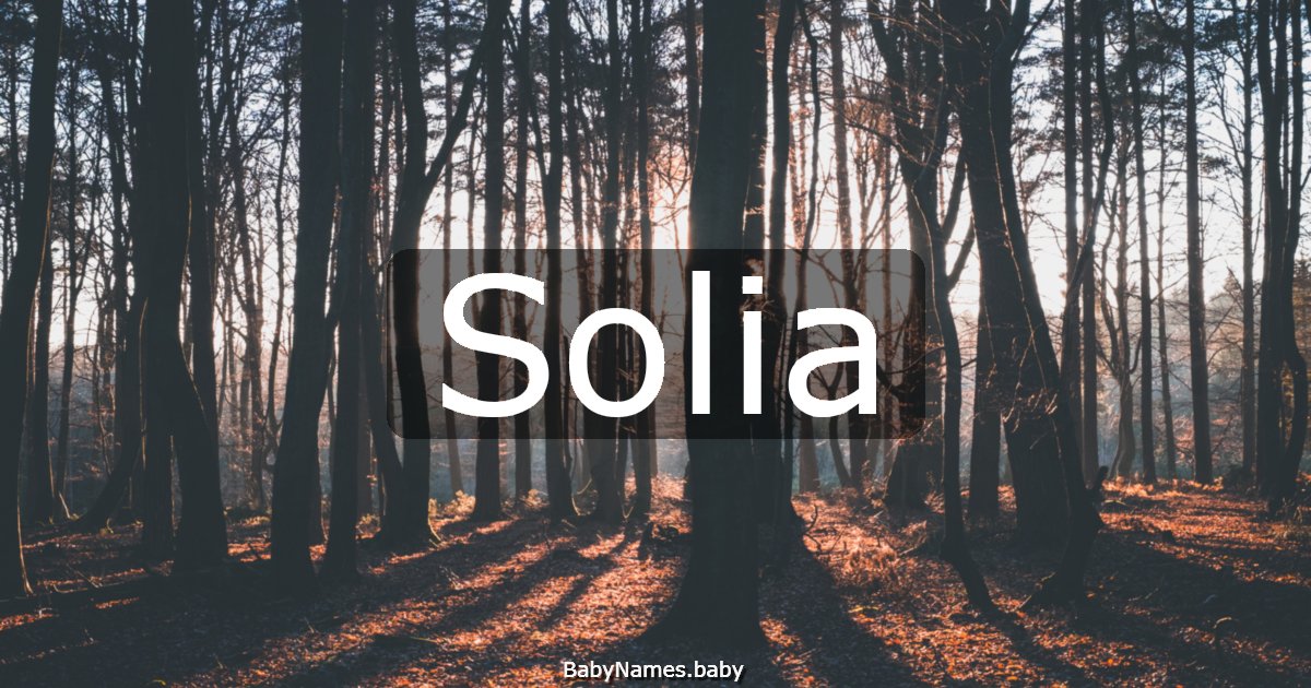 Solia