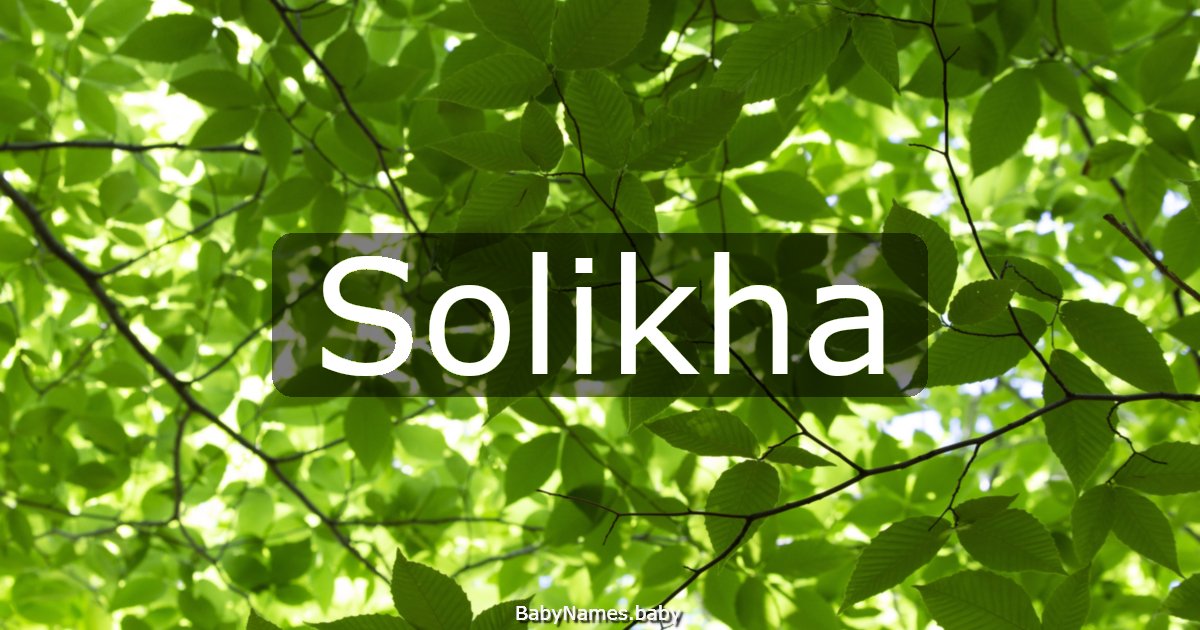 Solikha
