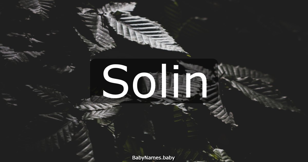 Solin