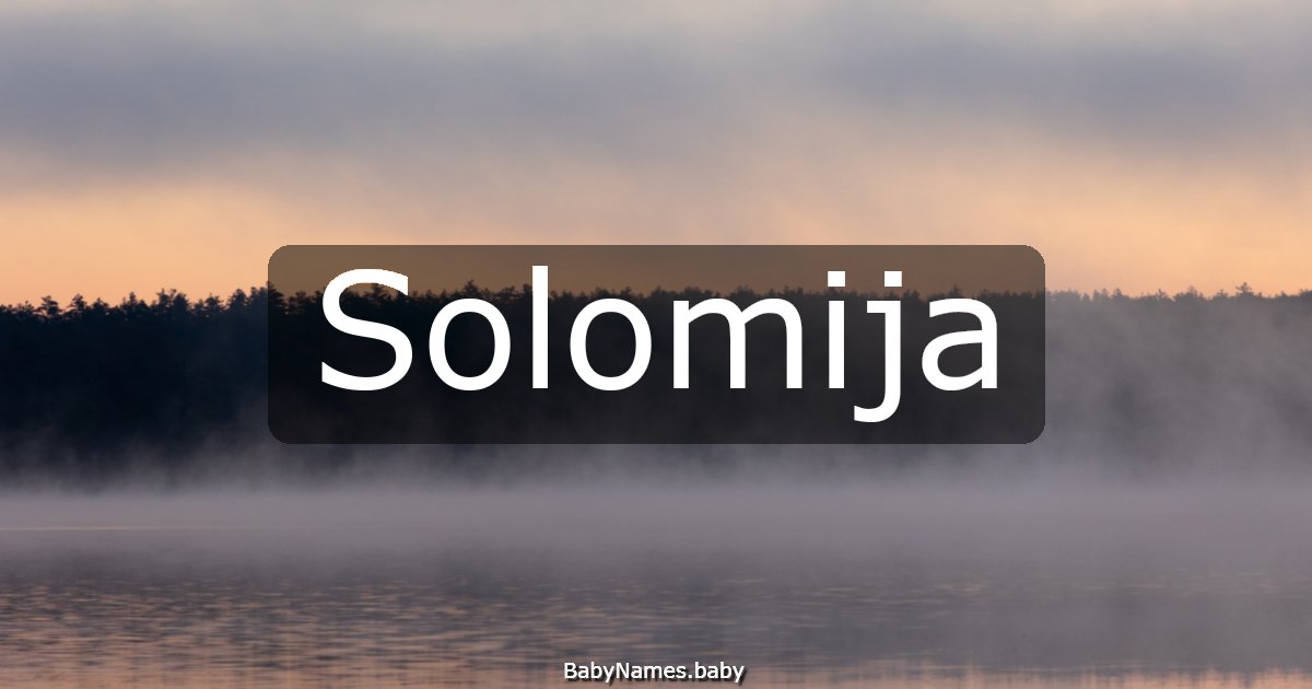 Solomija