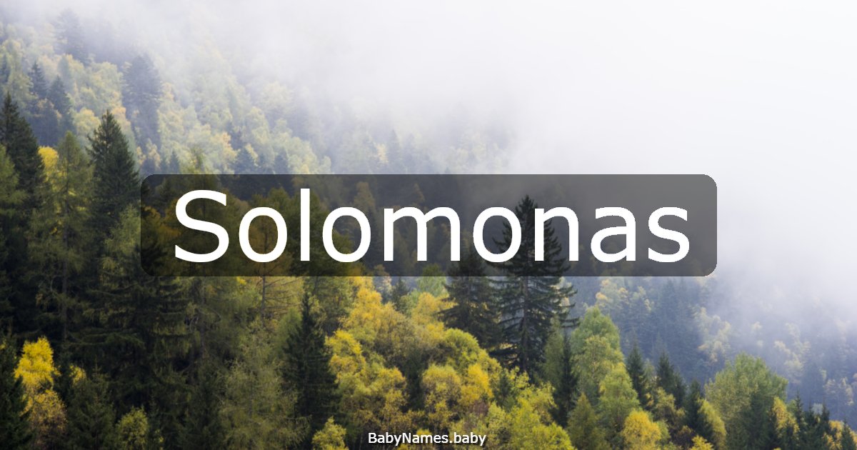 Solomonas