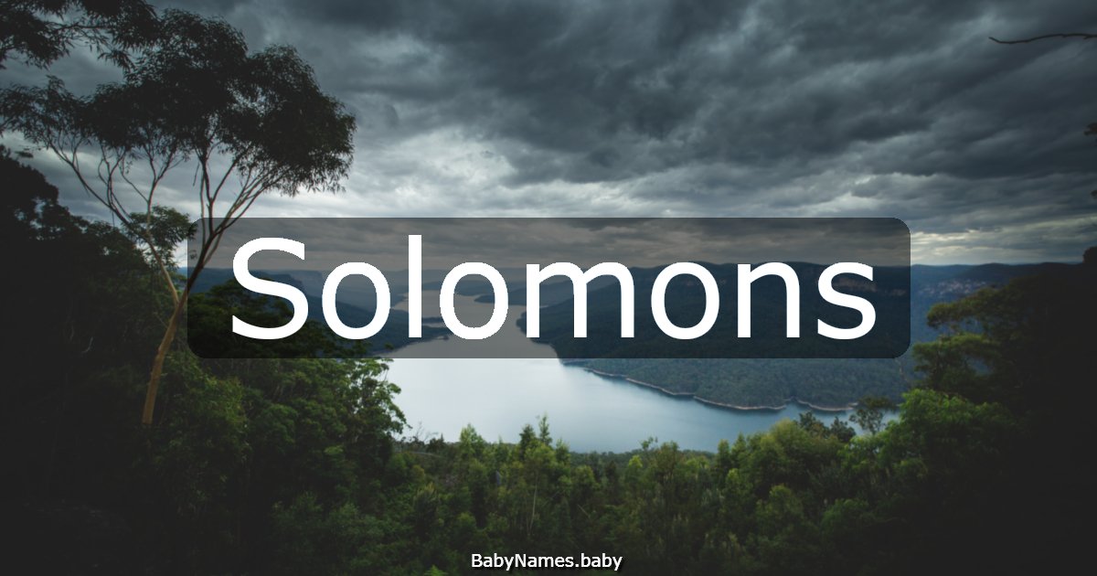 Solomons