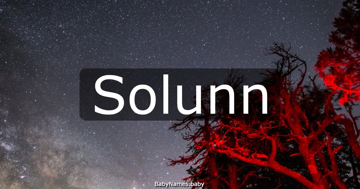 Solunn