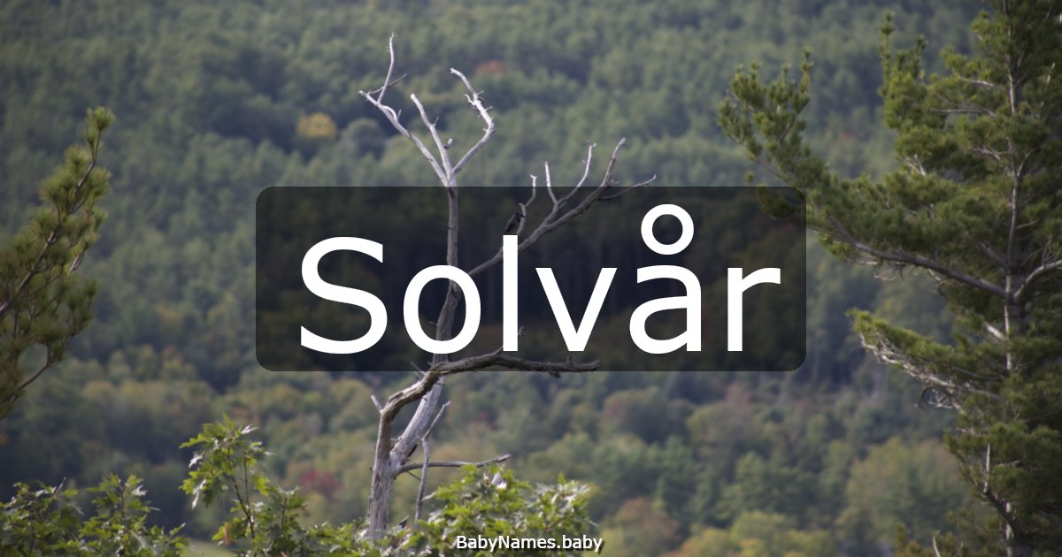 Solvår