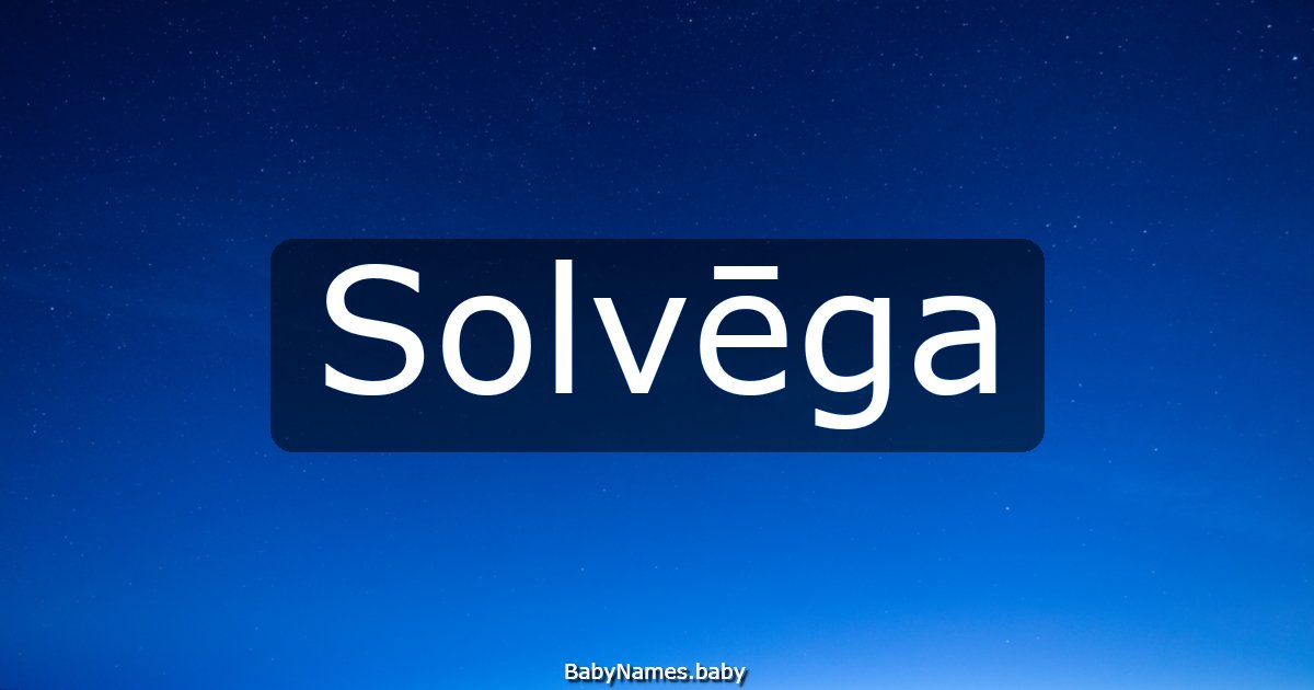 Solvēga