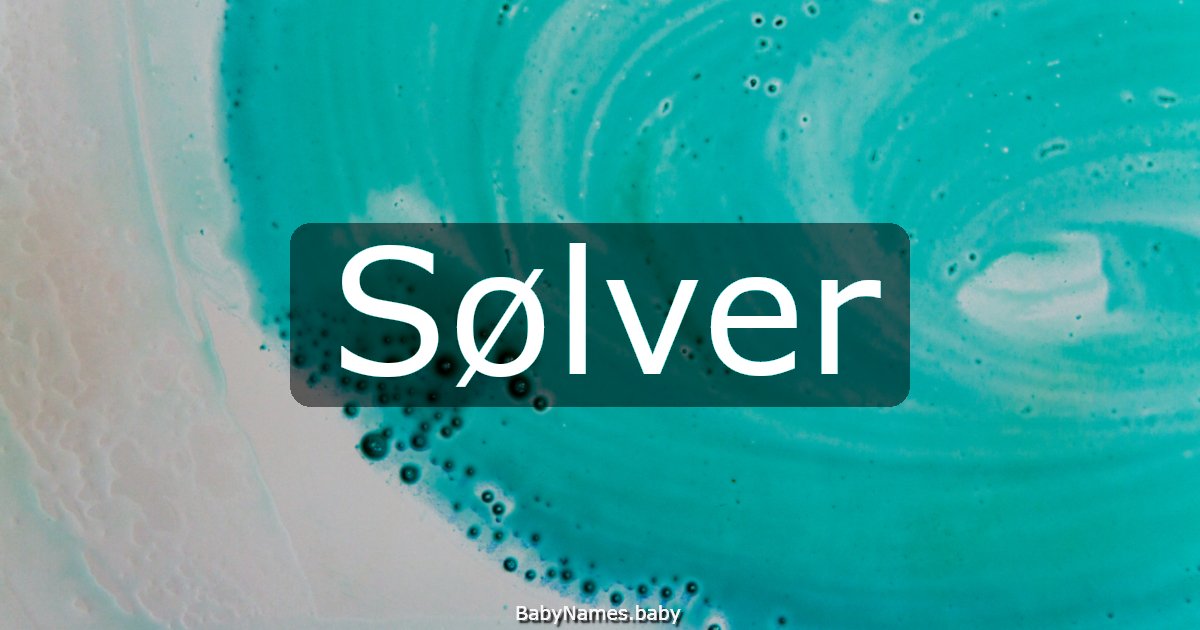 Sølver