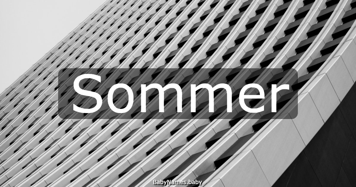 Sommer