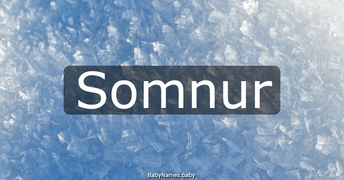 Somnur