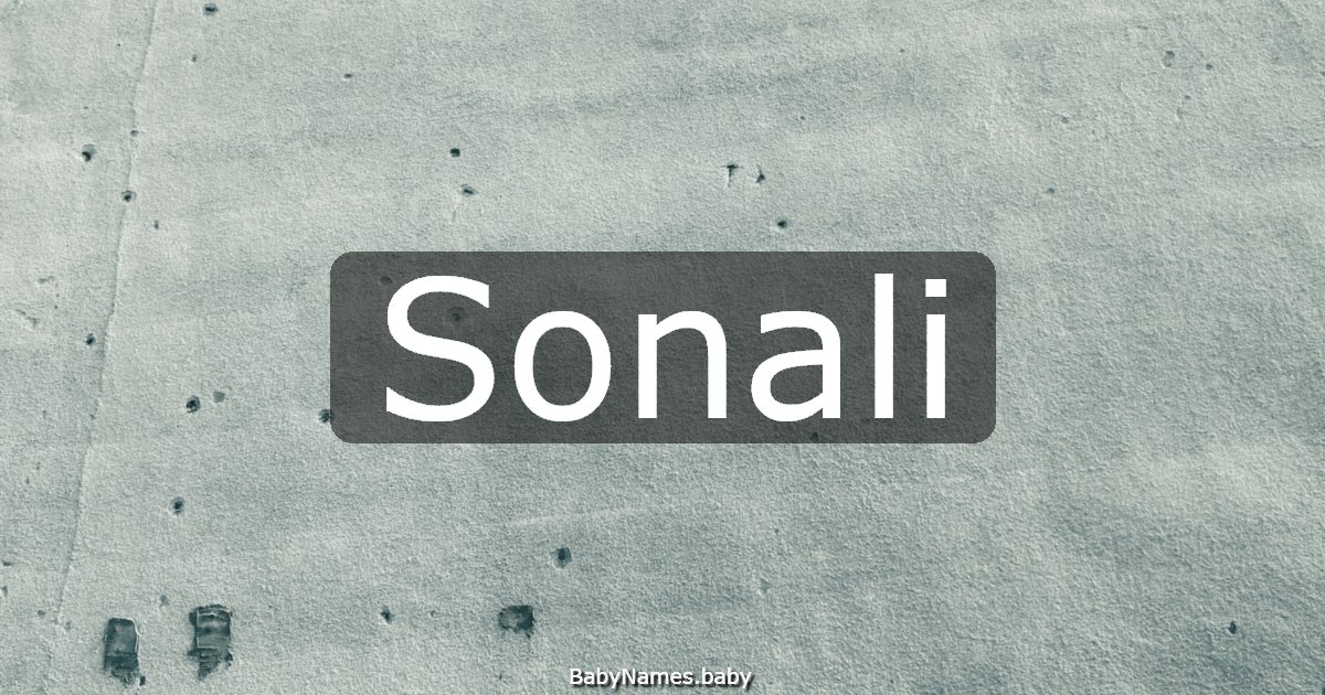 Sonali